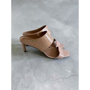 CALVIN KLEIN Cecily Nude Beige Sandals Heels Size 11